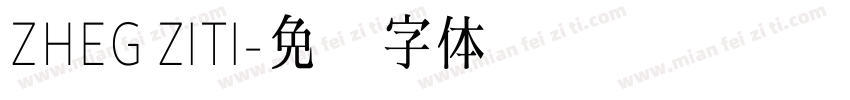 ZHEG ZITI字体转换
